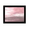 Homeroots Pink Beach Emotions Black Framed Print Wall Art 530025 - alternate 1