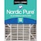 Nordic Pure 20x25x6 Plus Carbon Pleated Air Filter, High Capacity, MERV 14 20x25x6ASGM14+C-1 - alternate 1