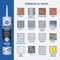 Ge Supreme Silicone Window & Door Sealant Clear 10.1 Oz. Cartridge 2970967 - alternate 2