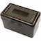 Universal Plastic Index Card Boxes, 3" x 5", Translucent Black, 2PK UNV47286 - alternate 1