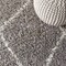 Jonathan Y Mercer Shag Plush Tassel Moroccan Geometric Trellis Gray/Ivory 3 ft. x 5 ft. Area Rug MCR101C-3 - alternate 4