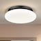 Z-Lite Soleil Matte Black 1 Light Flush Mount 1025F12-MB-LED - alternate 5