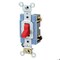 Leviton Toggle 15A 3-Way Quiet Red 1203-2R - alternate 3