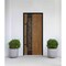 Vdomdoors Steel Door Deux 6678 Natural Oak Entry Door Painted W36xH80 Right hand Inswing DEUX6678EXD-OAK-W36 x H80-RH-I - alternate 2