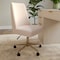 Martha Stewart Maeve Upholstered Office Chair in Conch Shell/Polished Brass CH-231216-3-PK-MS - alternate 3