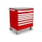 Tekton Rolling Tool Cabinet, 7 Drawer, Red, Steel, 36 in W x 27 in D x 41-1/2 in H OCL33200SST - alternate 1