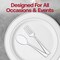Smarty Had A Party Clear Mini Plastic Disposable Tasting Spoons (960 Spoons), 960PK 790-CL-CASE - alternate 3