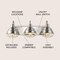 Jonathan Y Levi 24.5" 3-Light Industrial Farmhouse Iron LED Vanity, Nickel JYL1120B - alternate 2