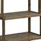 Homeroots 37" Chestnut Solid Wood Four Tier Step Bookcase 380029 - alternate 2