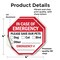 Signmission In Case of Emergency Please Save Ou, 4 inch X 4 inch, Vinyl Decal, 2PK OC-D-2PACK-4-90 - alternate 3