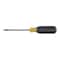 Klein Tools General Purpose Slotted Screwdriver 1/4 in Round 605-4 - alternate 3