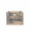 Homeroots 9" Organic Charcoal and Natural Distressed Wood Stacking Milk Crate 471954 - alternate 3