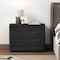 Manhattan Comfort Evelyn 32in Nightstand 4.0 in Charcoal Grey NS014-CH - alternate 1