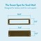 Architectural Mailboxes Mail Slot Accessory, Brass MS00BRAM - alternate 2