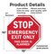 Signmission Exit Sign, Plastic Sign, 10 in W, 10 in H OC-P-2PACK-10-255 - alternate 3