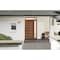 Vdomdoors Front Exterior Prehung Metal-Plastic Door, Manux 8415 Walnut, Side and Top Sidelite Transom, Office MANUX8415EXD-WLN-W32+16xH80+14-RH - alternate 1