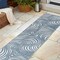 Jonathan Y Maribo High-Low Abstract Groovy Striped Dark Blue/Cream 2 ft. x 8 ft. Indoor/Outdoor Runner Rug SCN103E-28 - alternate 3