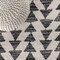 Jonathan Y Aisha Moroccan Triangle Geometric Cream/Black 9 ft Square Area Rug MOH206A-9SQ - alternate 2