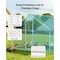 Vevor Metal Chicken Coop 9.8x19.6x6.5 ft Walk-in Chicken Run with Cover Spire Roof JD362 - alternate 3