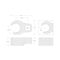 Tekton Crowfoot Wrench, Steel, 2 7/64 in L WCF15224 - alternate 3