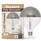 Bulbrite LED Filament, 6 Watt Dimmable G40 Light Bulbs, Half Mirror Finish, E26 Base, 2700K, 500 Lumens, 4PK 862880 - alternate 3