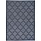 Homeroots 6' X 9' Navy Blue Geometric Flatweave Area Rug 522157 - alternate 3