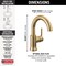 Delta Trinsic Single Handle Bathroom Faucet 559HAR-CZ-DST - alternate 2