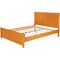 Homeroots Three Piece Brown Solid Wood Bedroom Set 523712 - alternate 3