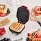 Dash Rise by 4'' Red Mini Waffle Maker RMW001GBRR06 - alternate 2