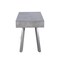 Homeroots 47" Gray With Three Drawers 283504 - alternate 2
