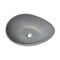 Alfi Brand 21 inch Solid Concrete Tear Drop Above Mount Vessel Sink ABCO21O - alternate 3
