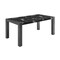 Homeroots 68" Black Wood Dining Table 654251 - alternate 3