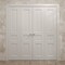 Sartodoors Sliding Closet Double Bi-fold Doors 96 x 84 inches, Ego 5012 Painted White Oak, Sturdy Tracks Mold EGO5012DBF-PWO-96x84 (4* 24x84) - alternate 3
