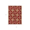 Homeroots 5' X 8' Orange And Gold Geometric Washable Indoor Outdoor Area Rug 613447 - alternate 3