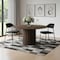 Homeroots 60" Brown Wood Pedestal Base Round Top Dining Table 720947 - alternate 2