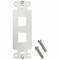 Tripp Lite SAFE-IT WALL-MOUNT INSERT 2-PORT IVORY N042DAB-002V-IV - alternate 1