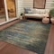 Homeroots 9' X 12' Coffee Abstract Washable Indoor Outdoor Area Rug 608854 - alternate 3