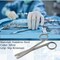 A2Z Scilab Lab Scissors 4.5 inches Blunt/Blunt Straight Blades, Stainless Steel A2Z-ZR-100S - alternate 3