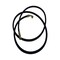 Cnh HOSE FLEXIBLE, CNH OEM 76075868 76075868 - alternate 2