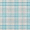 Homeroots 8' X 10' Aqua And Gray Plaid Washable Indoor Outdoor Area Rug 601317 - alternate 2