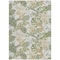 Homeroots 8' X 10' Ivory Wheat And Olive Green Botanical Leaves Washable Indoor Outdoor Area Rug 618409 - alternate 4