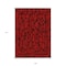 Homeroots 9' X 12' Red And Black Geometric Washable Indoor Outdoor Area Rug 599242 - alternate 2