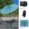Pure Garden 10-Foot Outdoor Tilting Patio Umbrella, Blue 50-100-B - alternate 2