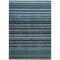 Homeroots 3' X 5' Teal Blue Sky Blue And Gray Striped Washable Indoor Outdoor Area Rug 577811 - alternate 4