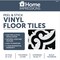 Home Impressions Black Telperion 12''x12'' Vinyl Floor Tile, 45 Sq. Ft./Box 891001 - alternate 2