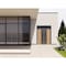 Vdomdoors Aluminum Double Doors Dekton 0163 Venezia Noce Top Transom Entry Door Painted (W72xH92) Left hand I DEKTON0163DEXD-VEN-W72xH80+12-LH-I - alternate 2