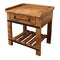 Homeroots 29" Natural Solid Wood One Drawer Nightstand 488759 - alternate 4