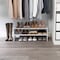 Organize It All 2 Shelf Stackable Shoe Rack in White NH-10802-WHT - alternate 2