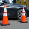 Dsv Standard Traffic Safety Cones 28 in with Heavy Black Base and Reflective Collars 4 PK, Orange, PVC, 4PK 97428 - alternate 3