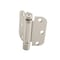 Global Door Controls 3.5 in. x 3.5 in. Spring Full Mortise 5/8 in. Radius Door Hinge with Fixed Pin - Pack of 2 CPS3535-5/8-US15-M - alternate 2
